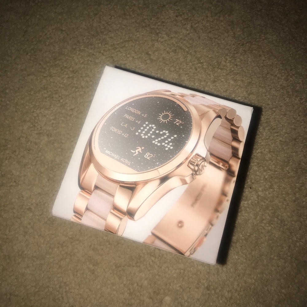 Michael Kors Rose Gold Bradshaw Smart Watch